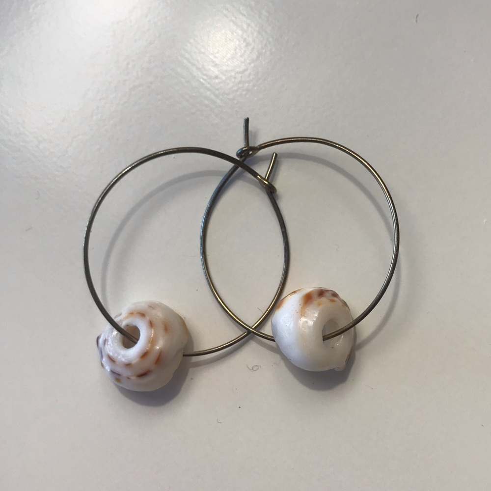 Hoop Shell Earrings